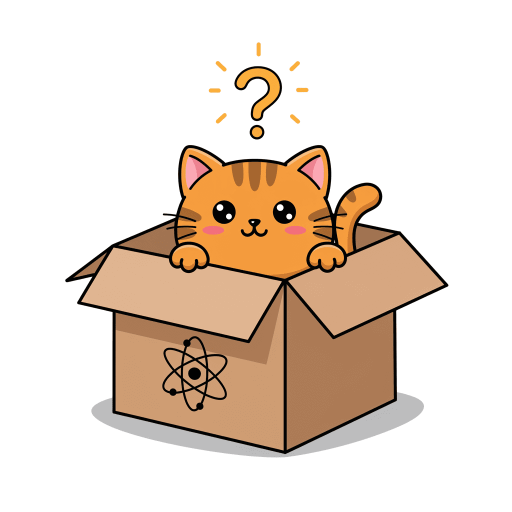 상자 속 고양이가 살아있을 확률 50%, 슈뢰딩거의 고양이 완벽 이해 5단계